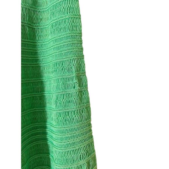 M MISSONI Green Open Knit Stripe Sweater Skirt Knee Length NWT Size 40 US 4 - Picture 7 of 16